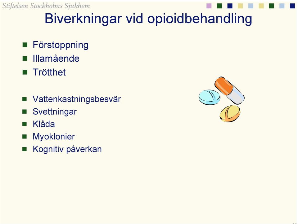 Vattenkastningsbesvär Svettningar