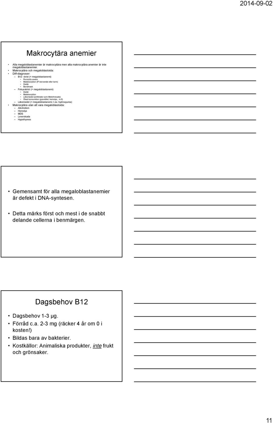 Malabsorption Läkemedel (antifolater som Metothrexa