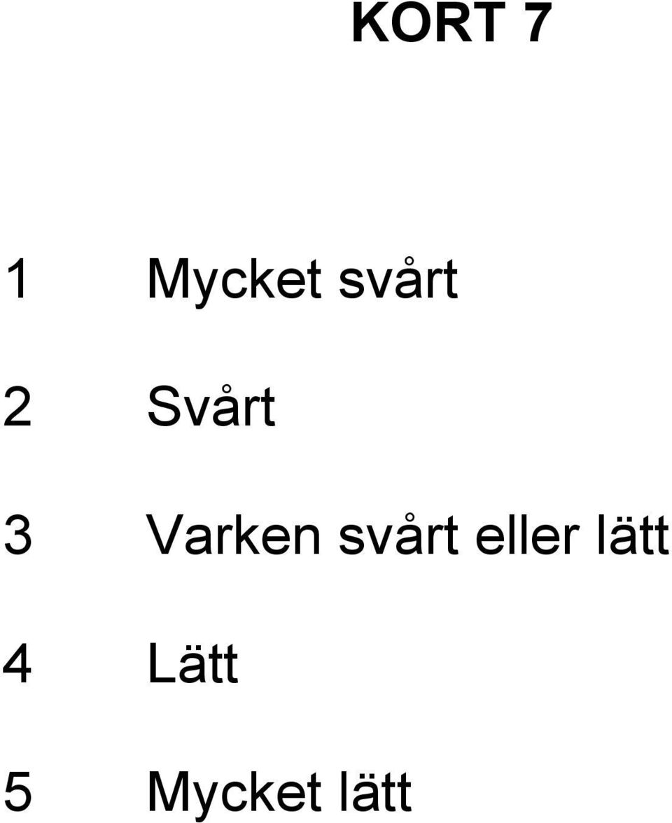 Varken svårt eller