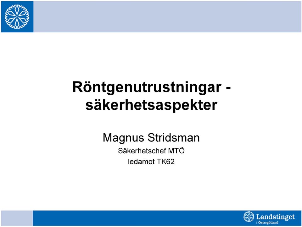 Magnus Stridsman