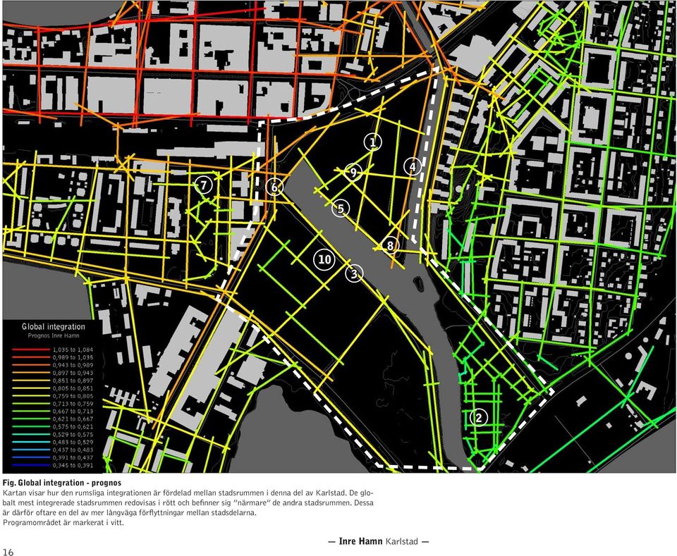 stadsrummen i denna del av Karlstad.