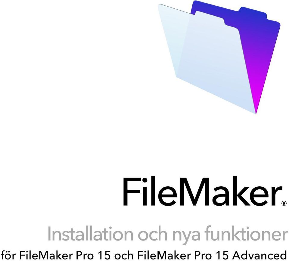 FileMaker Pro 15 och