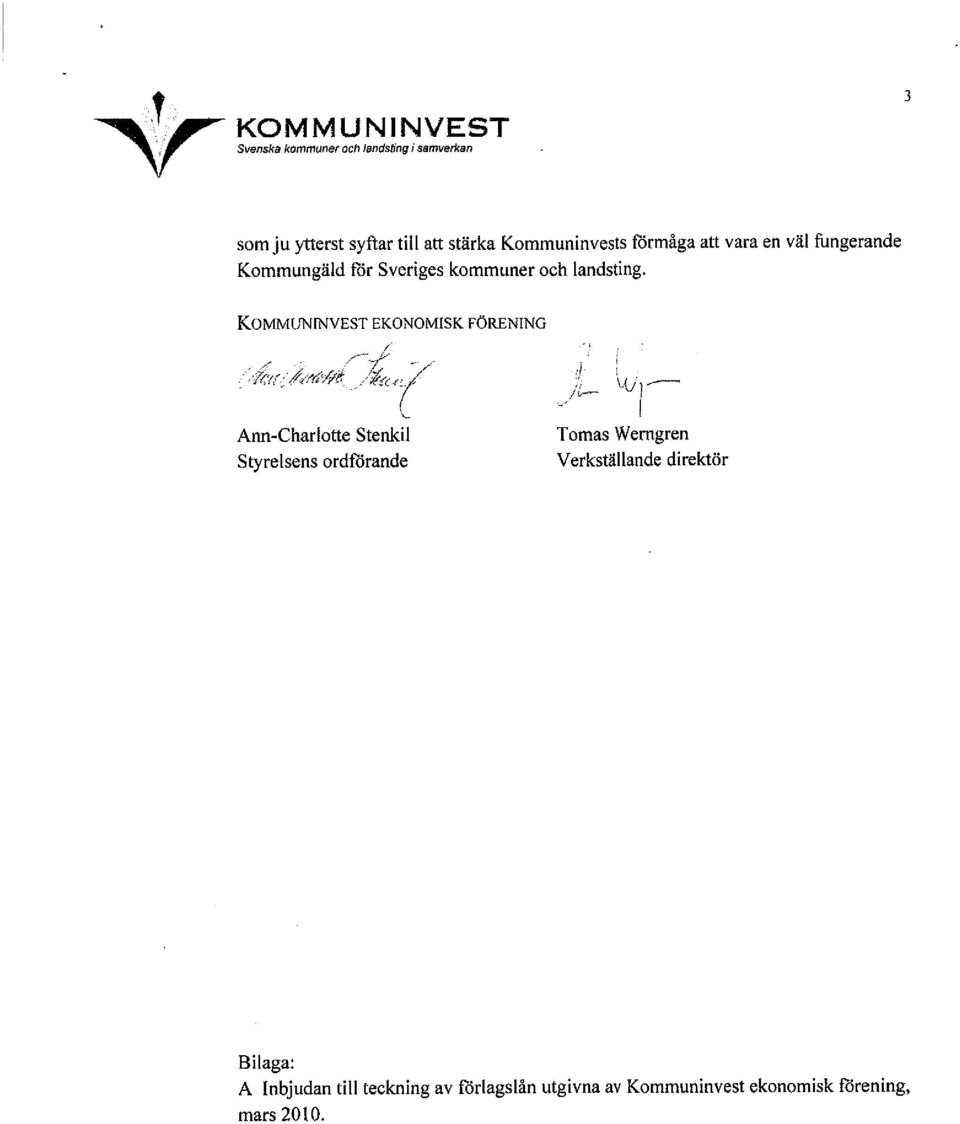 KOMMUNlNVEST EKONOMISK FÖRENING / '". /--; -.. :fr,(:(z,r,wif.