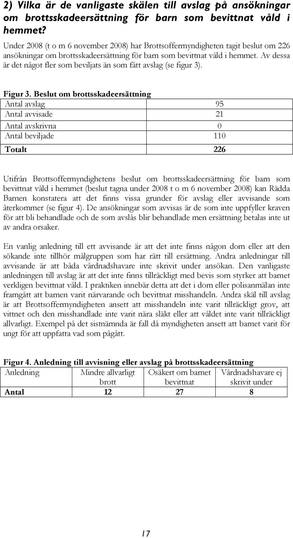 Av dessa är det något fler som beviljats än som fått avslag (se figur 3). Figur 3.