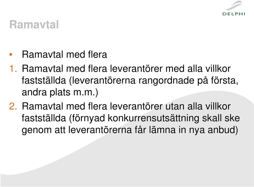 rangordnade på första, andra plats m.m.) m 2.