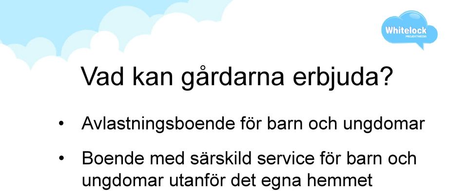 ungdomar Boende med särskild