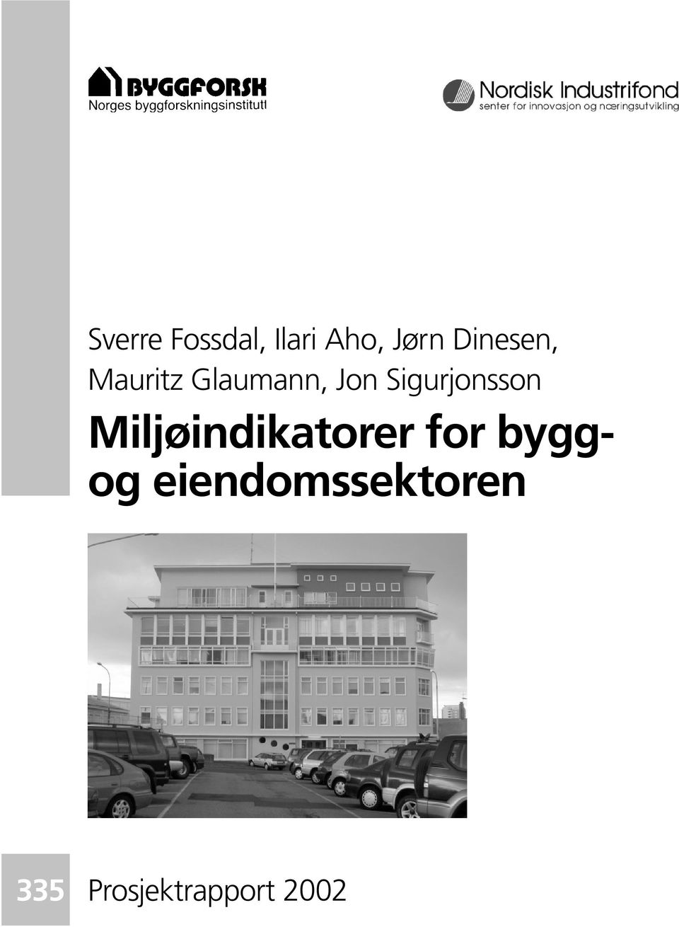 Sigurjonsson Miljøindikatorer for