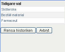 Tabell 1-1 Vanliga knappar Knapp Beskrivning Objektväljare: Ger tillgång till en sökruta eller popin-ruta.