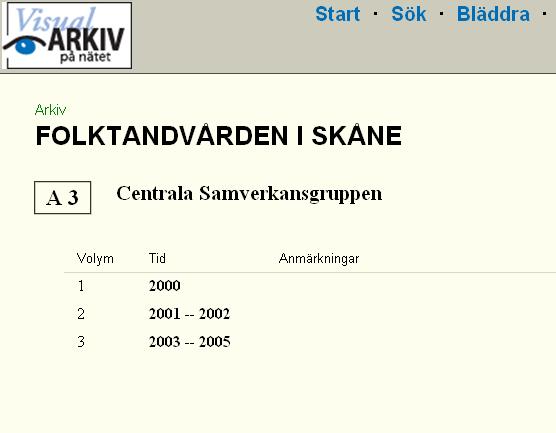 senare eller efter att arkivmaterialet har överlämnats till Regionarkivet. Ett påbörjat men ofullständigt förteckningsarbete är också till stor hjälp för Regionarkivet.