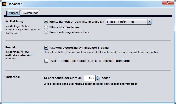 Datum & Tid Här kan du kontrollera eller ändra tid och datum. OBS.