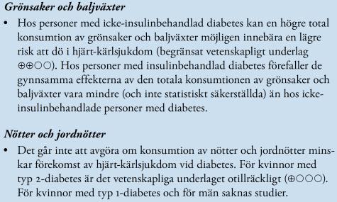 Diabetes lågfettkost effekt på diabeteskomplikationer och död