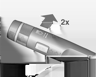 Belysning 137 En speciell topografisk utvärderingsfunktion detekterar framförvarande fordon i backar eller sluttningar genom att känna av de bakljus som rör sig framför bilen.