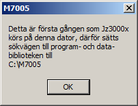 Checklista för övergång från M3005 till M7005 under Windows 7/8/10 Förutsättningar Förutsättningen är att M7005 skall installeras på en ny dator och man vill flytta med sig M3005 från en annan dator.