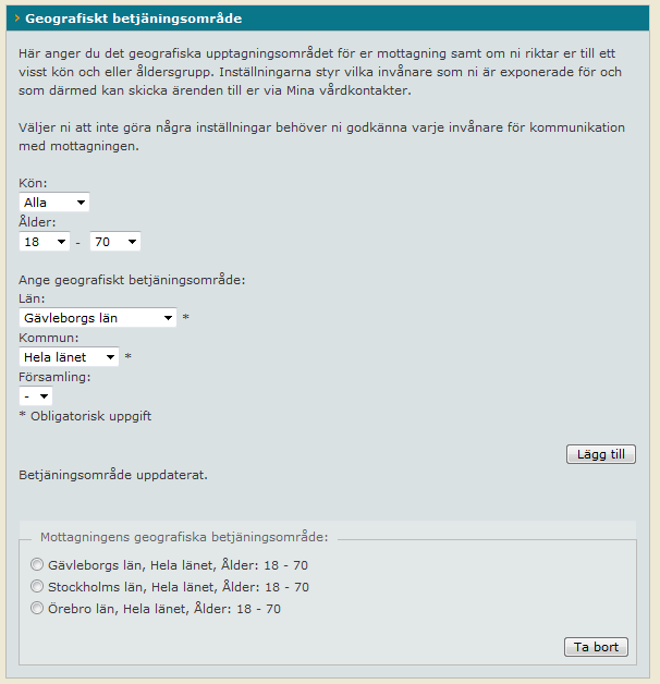 21. Tjänster som Databyrån har utvecklat för webbokning är följande: GetSubjectOfCareSchedule: hämta bokade tider för en givare GetAvailableDates: hämta bokningsbara datum för en givare