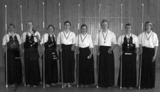 Svenska Budo & Kampsportsförbundet István Gubás, 5 dan, Rolf Radakovits, 5 dan och Mikael Almeblad, 3 dan, fungerade som domare.