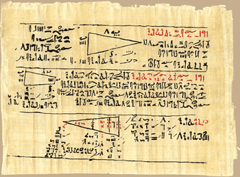 Matematik i Egypten Den ryska bondens algoritm Multiplicera 13 med 12 13 12 6 24 3 48 1 96 välj bara de tal i