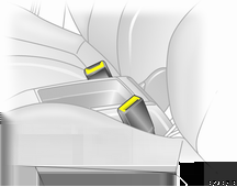 Säten, säkerhetssystem 55 Kontrollampa för säkerhetsbälte X 3 89. Säkerhetsbälten är endast avsedda för en person.