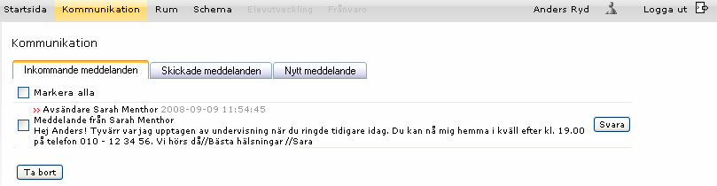 9 Hjälp, inställningar och webbkarta Hjälp Kortfattad direkt hjälp för hur du använder systemet får du genom att i Startsidans övre meny klicka på.