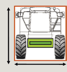 3/90 R46 LI 173 D Nytt radodlingsdäck tillverkat med Michelin Ultraflex Teknologin. Större produktivitet och smidigare fältarbete SprayBib kan klara belastningar upp till 6500 kg vid ett hastighet t.