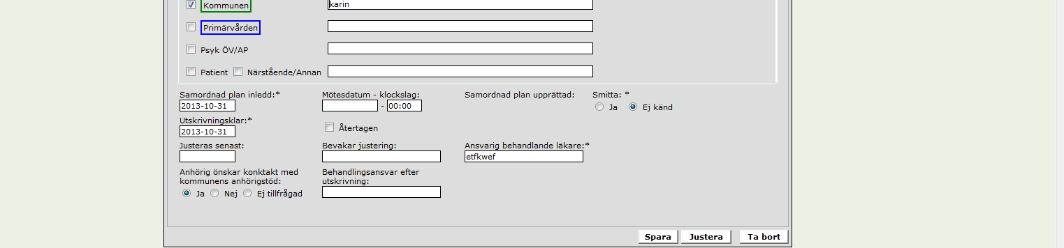 Ritat Kuvert Visar en översikt över inkomna och skickade meddelanden.. Genom att sätta muspekaren på det vita kuvertet ser man rubriken samt datum och klockslag då meddelandet sändes.