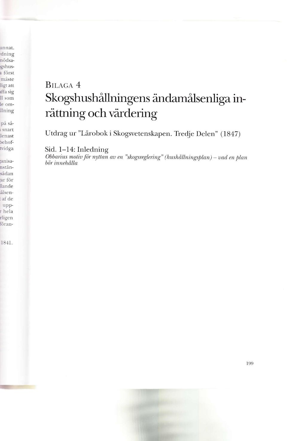 "Lärobok i Skogsvetenskapen. Tredje Delen" (1847) Sid.