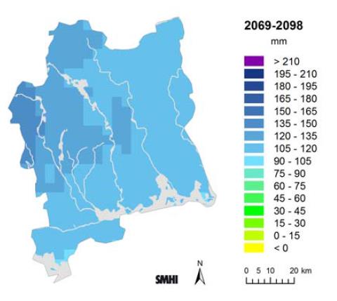 a) Jordrörelser. Översiktlig stabilitetskartering, karta 1B (MSB). Orange färg innebär att området översiktligt inte kan klassas som tillfredsställande stabilt.