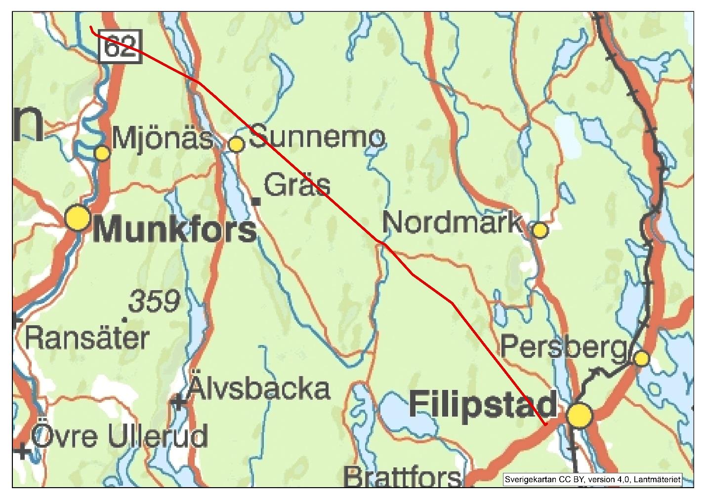 Ombyggnation av kraftledning, VL3 Forshult-Kalhyttan, Hagfors