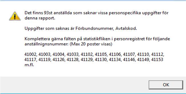 Lönestrukturstatistik SCB/SN/KFS Flex Lön 2016 10 Notering angående fält 9-14 Om datum saknas på transaktionen kan du ändå få med antal timmar/belopp, om du har