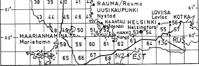 Mängd, kg N 60 E 23, N 60 E 24, N 59 grader 30 minuter E 24 samt N 59 grader 30 minuter E 23. (E-post av Mikael Nikiforow, Nylands TE-central 11.9, 14.9 och 18.10.2006) Figur 2.