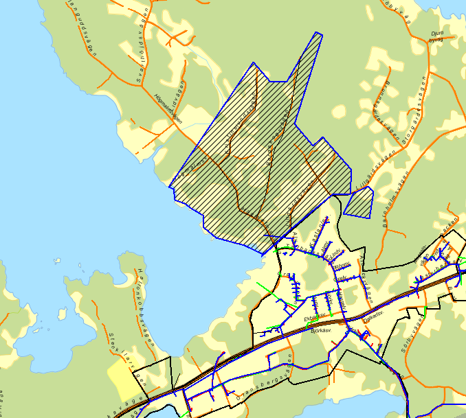 Högmalmsvägen område 2, Kristinelundsvägen, Bergskogsvägen, del av Lillgärdsvägen Permanentning 58 fastigheter/24 permanentbebodda/61 folkbokförda (41 %) Delvis detaljplanelagt.