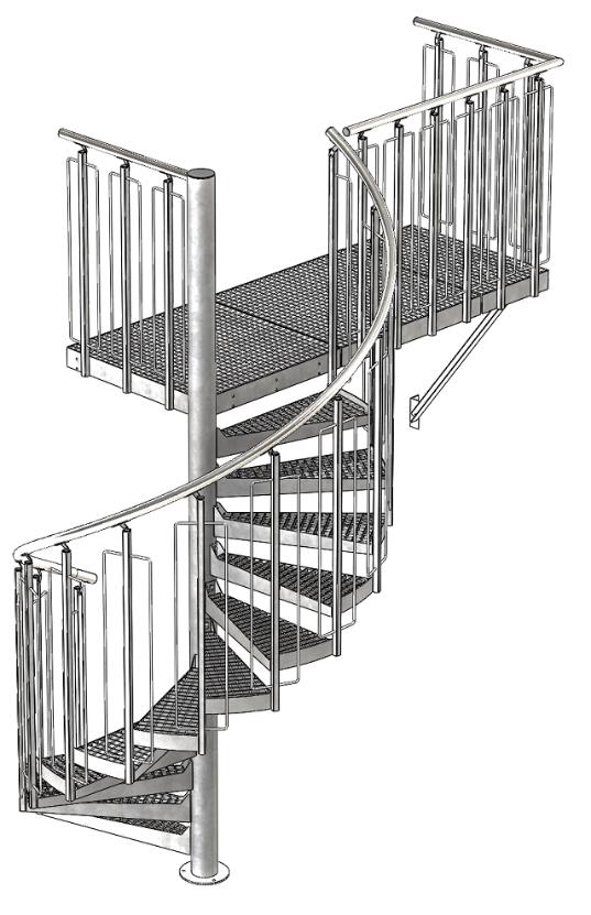Ni behöver följande verktyg för att montera trappan. 1. Hylsnyckelsats/Ringnyckelsats 2. Borrmaskin 3. Borrhammare 4.