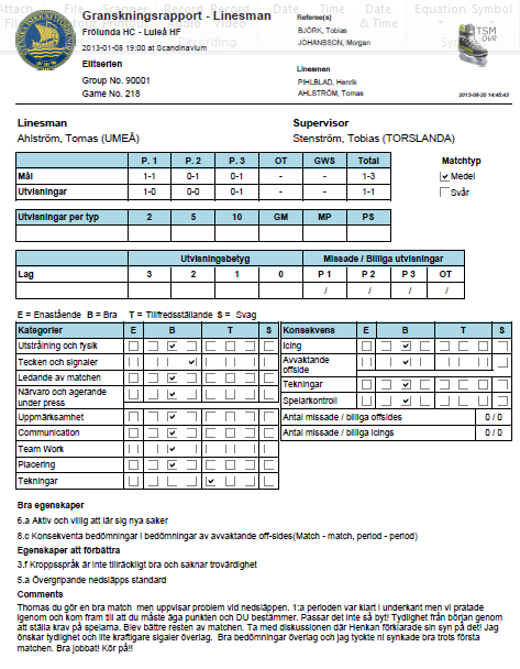 Linjedomare (protokoll 3) ) -