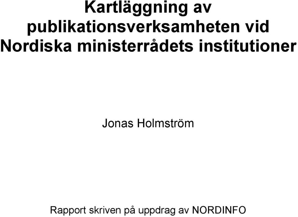 Nordiska ministerrådets