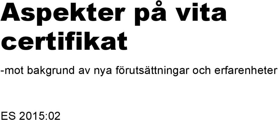 bakgrund av nya