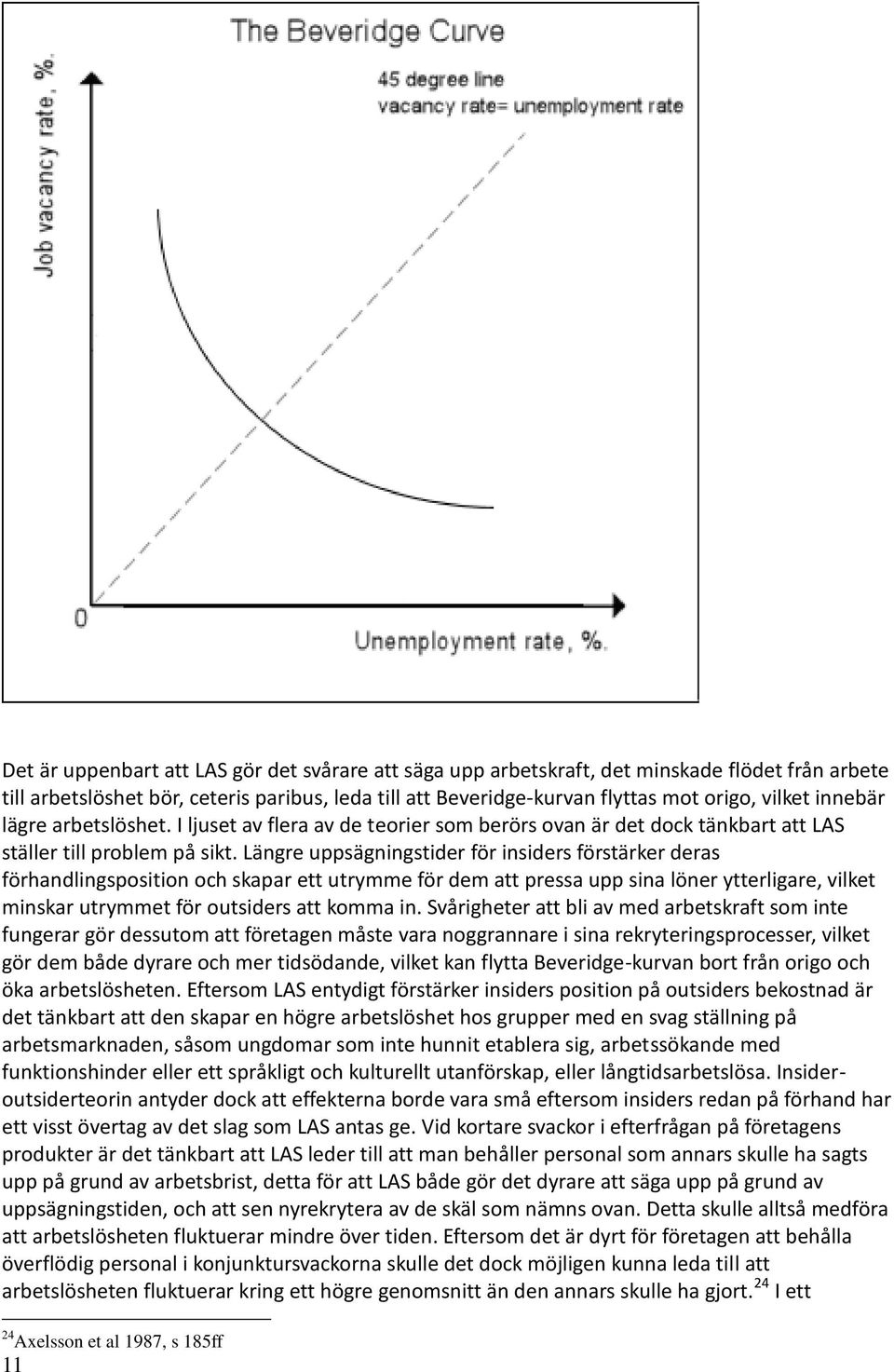 Längre uppsägningstider för insiders förstärker deras förhandlingsposition och skapar ett utrymme för dem att pressa upp sina löner ytterligare, vilket minskar utrymmet för outsiders att komma in.