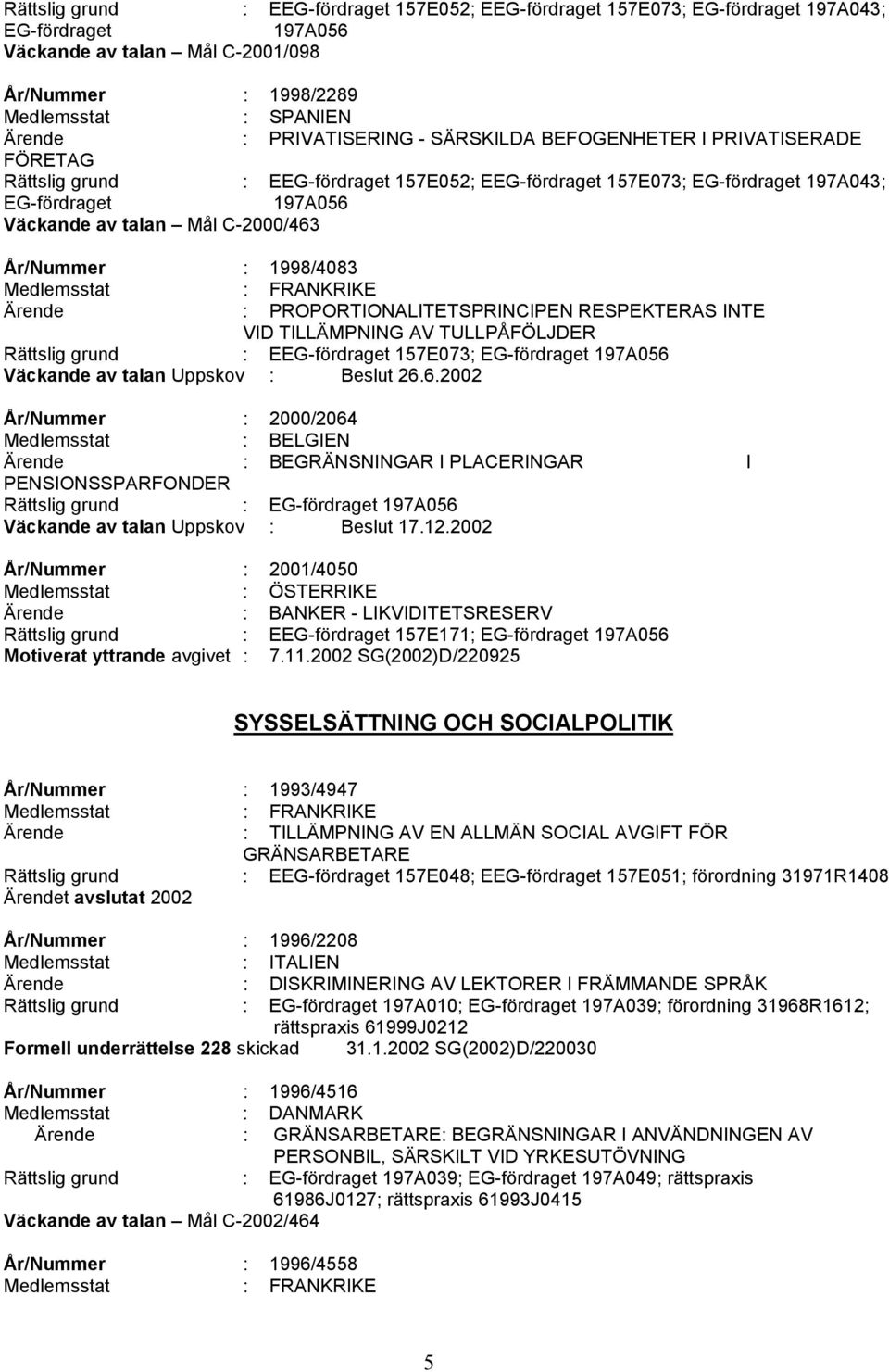 Ärende : PROPORTIONALITETSPRINCIPEN RESPEKTERAS INTE VID TILLÄMPNING AV TULLPÅFÖLJDER Rättslig grund : EEG-fördraget 157E073; EG-fördraget 197A056 