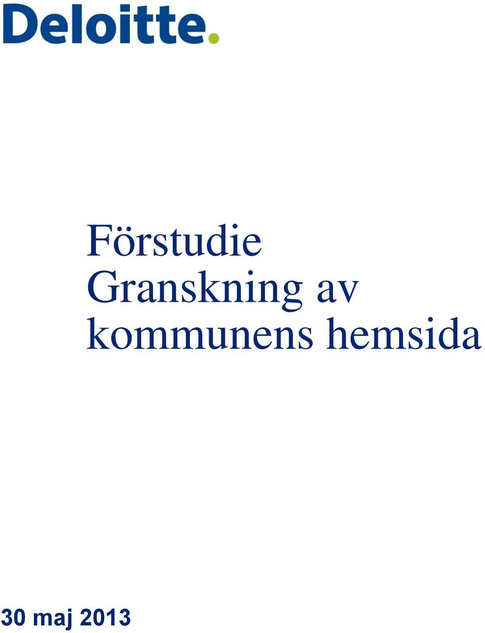 Granskning av