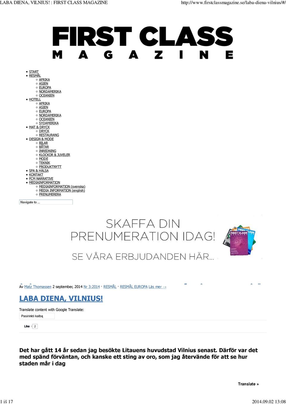 INREDNING KLOCKOR & JUVELER MODE TEKNIK PRODUKTNYTT SPA & HÄLSA KONTAKT FCM NARRATIVE MEDIAINFORMATION MEDIAINFORMATION (svenska) MEDIA INFORMATION (english) PRENUMERERA Av Å