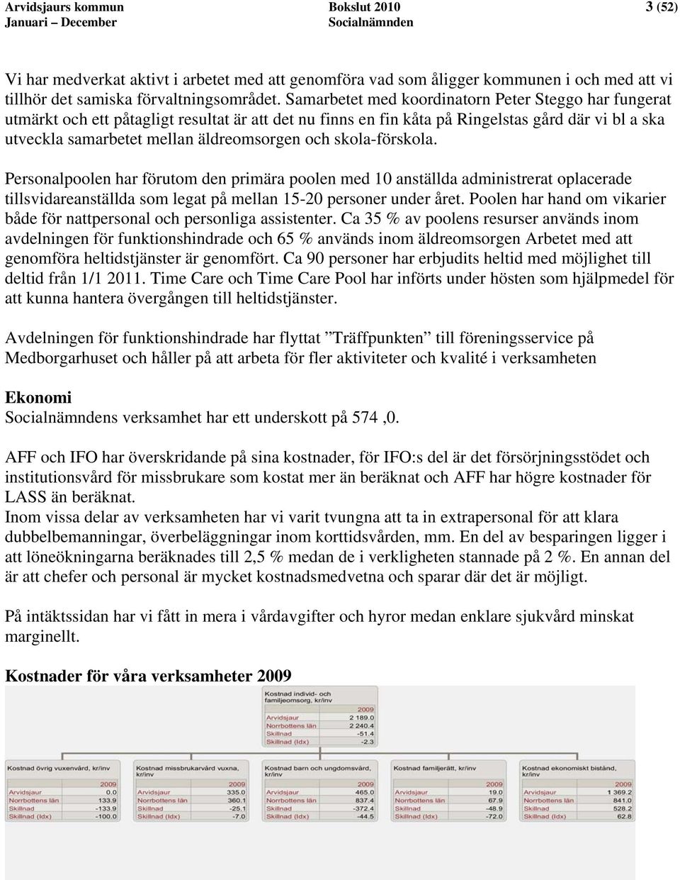 och skola-förskola. Personalpoolen har förutom den primära poolen med 10 anställda administrerat oplacerade tillsvidareanställda som legat på mellan 15-20 personer under året.