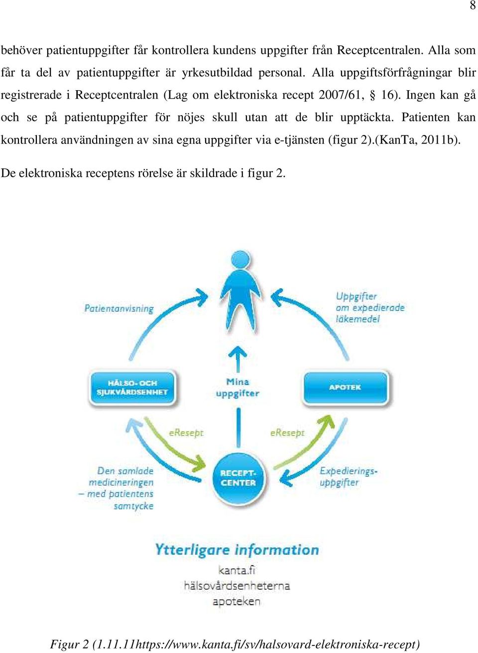 Alla uppgiftsförfrågningar blir registrerade i Receptcentralen (Lag om elektroniska recept 2007/61, 16).