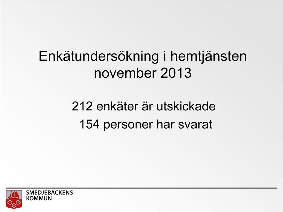 2013 212 enkäter är