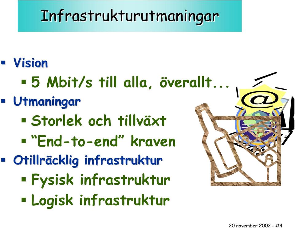 .. Utmaningar Storlek och tillväxt End-to-end