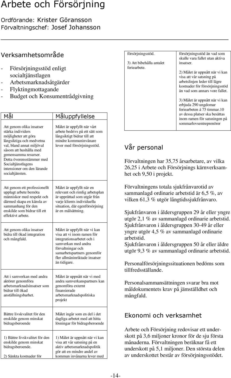 Detta överensstämmer med Socialtjänstlagens intensioner om den lärande socialtjänsten.