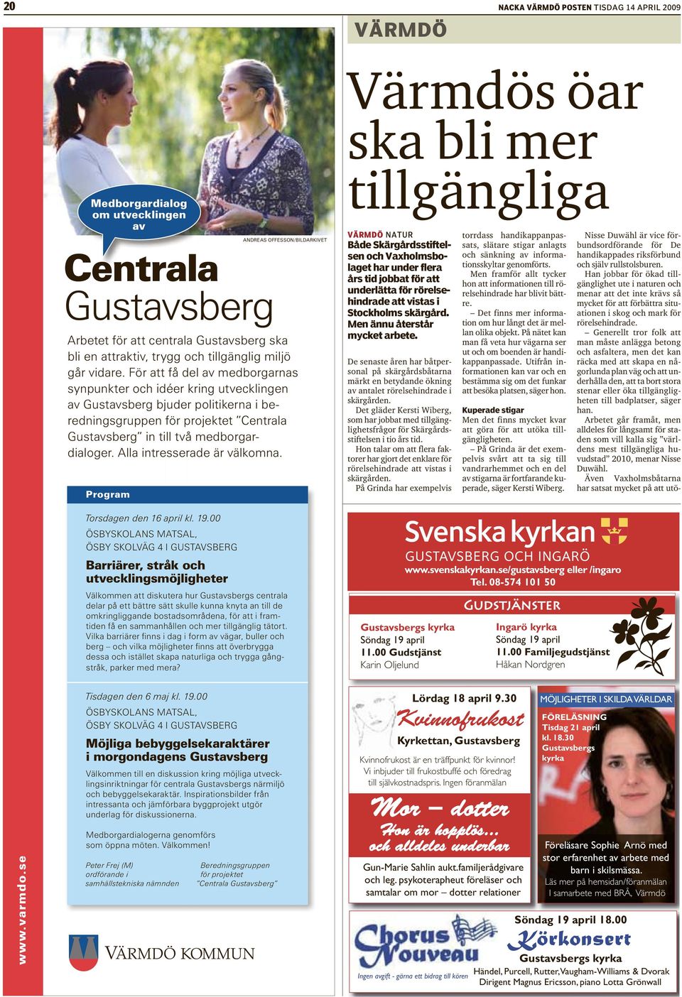 Alla intresserade är välkomna. Program Torsdagen den 16 april kl. 19.