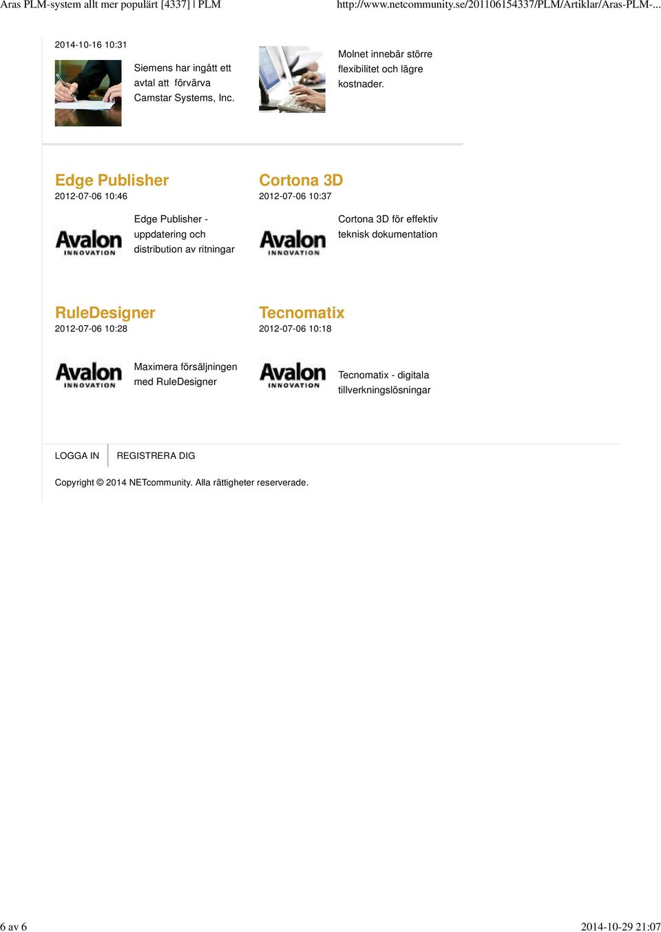 Edge Publisher 2012-07-06 10:46 Edge Publisher - uppdatering och distribution av ritningar Cortona 3D 2012-07-06 10:37 Cortona 3D för