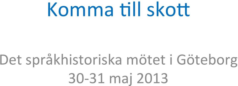 språkhistoriska