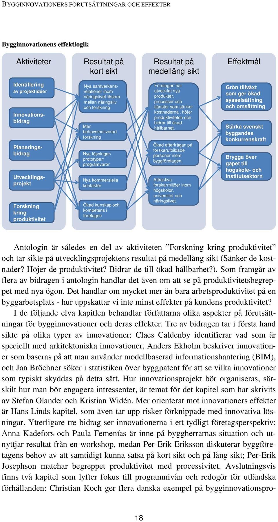 Ökad kunskap och kompetens i företagen Företagen har utvecklat nya produkter, processer och tjänster som sänker kostnaderna, höjer produktiviteten och bidrar till ökad hållbarhet.