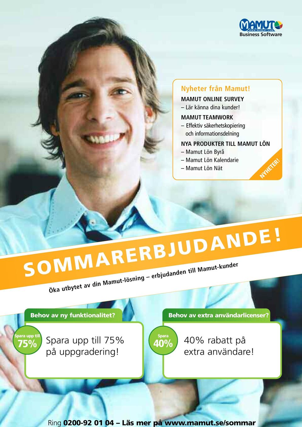 Kalendarie Mamut Lön Nät NYHETER! SOMMARERBJUDANDE!