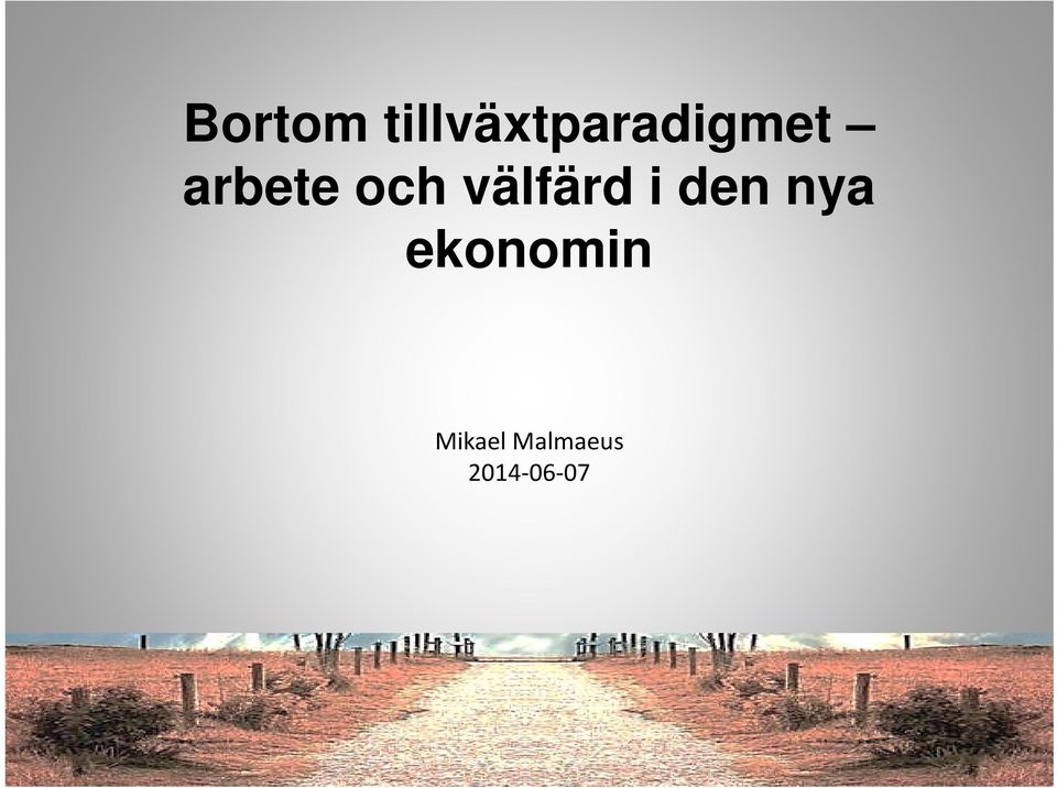 arbete och välfärd i