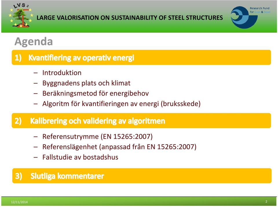 av energi(bruksskede) Referensutrymme(EN 15265:2007)